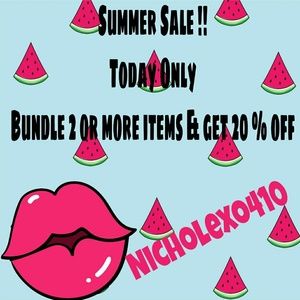 BUNDLE SALE TODAY ONLY 2 ITEMS NEEDED
